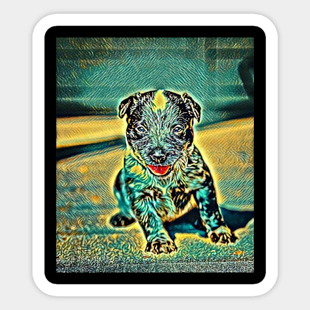 Jack Russell Puppy Sticker by DravenWaylon